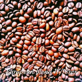 Кава зернова European blend 17/18scr (Європейський бленд).  