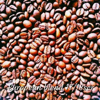 Кава зернова European blend 17/18scr (Європейський бленд).  
