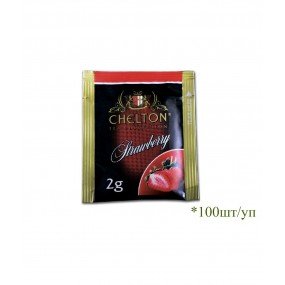 Чай ЧЄЛТОН Premium Strawberry (Преміум полуниця) ENV 100*2г ф/п у фользі 