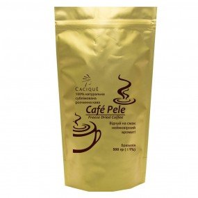 Кава розчинна сублімована Cafe Pele 500г. БЕЗКОШТОВНА доставка від 1кг!