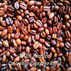 Кава зернова Arabica Colombia Supremo Sofia  19scr C.B.	