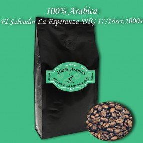 Кава зернова Arabica El Salvador  Finka La Esperanza SHG 17/18scr (Арабіка Ель Сальвадор Фінка Ла Есперанса) 1000г.  БЕЗКОШТОВНА  ДОСТАВКА від 1кг!