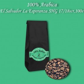Кава зернова Arabica El Salvador  Finka La Esperanza SHG 17/18scr (Арабіка Ель Сальвадор Фінка Ла Есперанса) 100г.  БЕЗКОШТОВНА  ДОСТАВКА від 1кг!