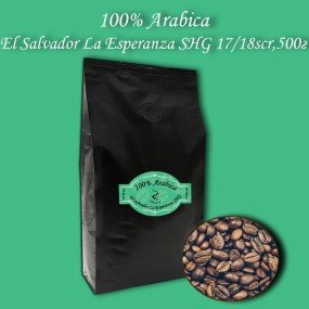 Кава зернова Arabica El Salvador  Finka La Esperanza SHG 17/18scr (Арабіка Ель Сальвадор Фінка Ла Есперанса) 500г.  БЕЗКОШТОВНА  ДОСТАВКА від 1кг!