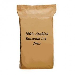 Кава зернова мелена  Arabica Tanzania  Gr.C.B. (20кг/м)