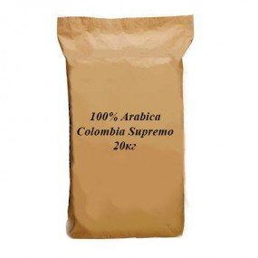Кава зернова мелена Arabica Colombia Supremo Gr.C.B. (20кг/м)