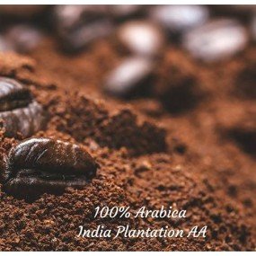Кава зернова мелена Arabica India Plantation AA Gr.C.B.