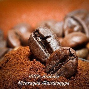 Кава зернова мелена Arabica Nicaragua Maragogype Gr.C.B.