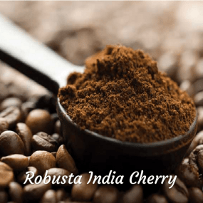Кава зернова мелена Robusta India Cherry Gr.C.B. 