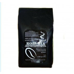 Кава зернова мелена Robusta Gr.C.B. 1000г