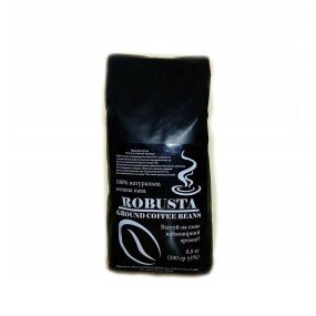 Кава зернова мелена Robusta  500г. БЕЗКОШТОВНА доставка від 1кг!
