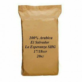 Кава зернова Arabica El Salvador Finca La Esperanza 17/18scr C.B. (20 кг/м) ціна за мішок
