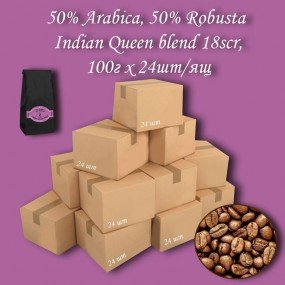 Кава зернова Indian Queen blend 18scr C.B. 100г (24шт/ящ)