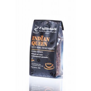 АКЦІЯ! Кава зерновa  Indian Queen 18scr (Індійська Королева) 250г. TM COFFEEBULK! БЕЗКОШТОВНА доставка від 1кг!