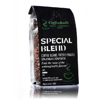 АКЦІЯ! Кава зерновa Special blend 17/18scr (Спеціальний бленд) 500г. TM COFFEEBULK! БЕЗКОШТОВНА доставка від 1кг!