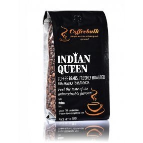 АКЦІЯ! Кава зерновa  Indian Queen 18scr (Індійська Королева) 500г. TM COFFEEBULK! БЕЗКОШТОВНА доставка від 1кг!