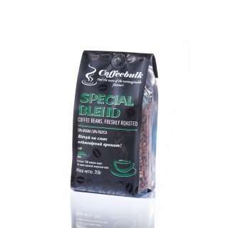 АКЦІЯ! Кава зерновa Special blend 17/18scr (Спеціальний бленд) 250г. TM COFFEEBULK! БЕЗКОШТОВНА доставка від 1кг!
