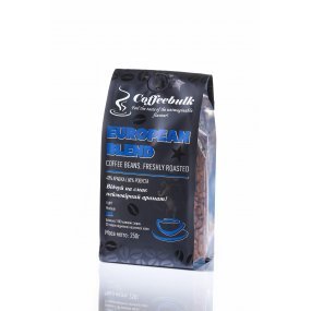 АКЦІЯ! Кава зерновa European blend 17/18scr (Європейський бленд) 250г. TM COFFEEBULK! БЕЗКОШТОВНА доставка від 1кг!