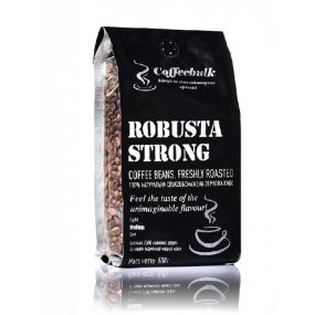 АКЦІЯ! Кава зернова Robusta Strong 18scr (Робуста Стронг) 500г. TM COFFEEBULK ! БЕЗКОШТОВНА доставка від 1кг!