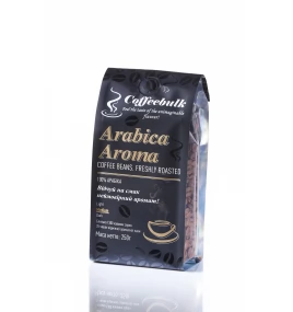 АКЦІЯ! Кава зернова Arabica Aroma 17/18scr (Арабіка Арома) 250г. TM COFFEEBULK! БЕЗКОШТОВНА доставка від 1кг!